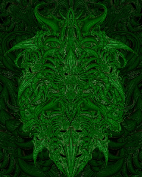 Creation of absorbing green: Step 25